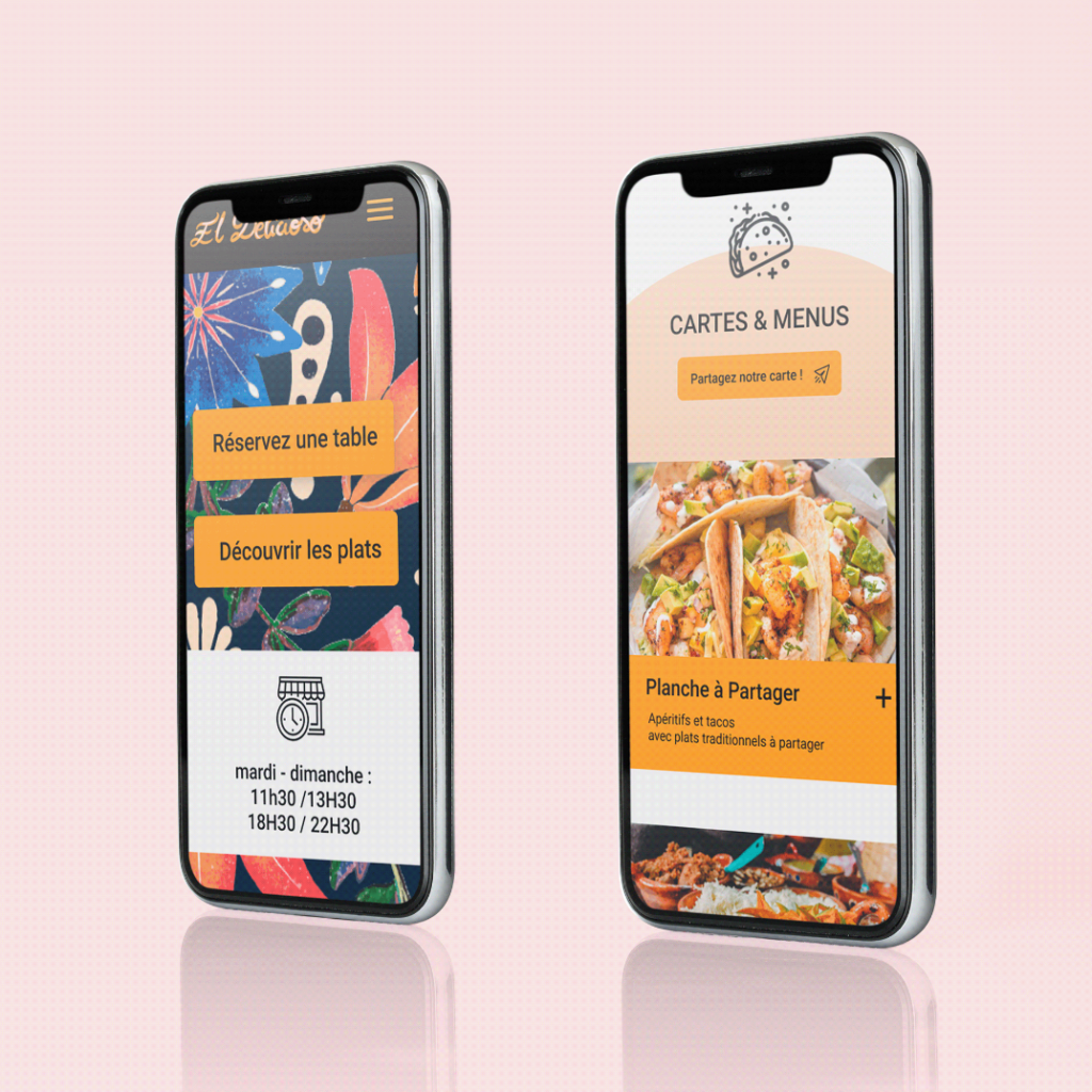 Maquette App : 7 jours